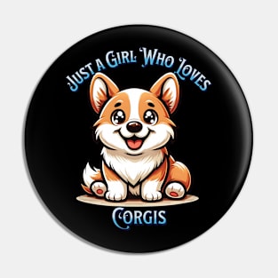 Adorable Corgi Lover Shirt - For Her Royal Cuteness Pin