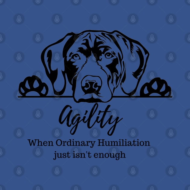 German Shorthaired Pointer - Agility Humiliation by Jumpin' K-9's Store