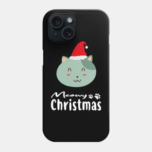 Meowy Christmas Kawaii Cat. Phone Case