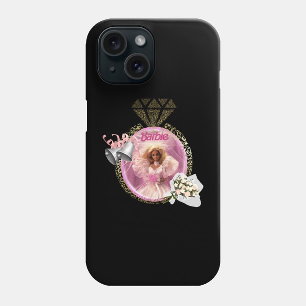 Y2k aesthetics bgirl bride gold ring Phone Case by ArtByIsobelle