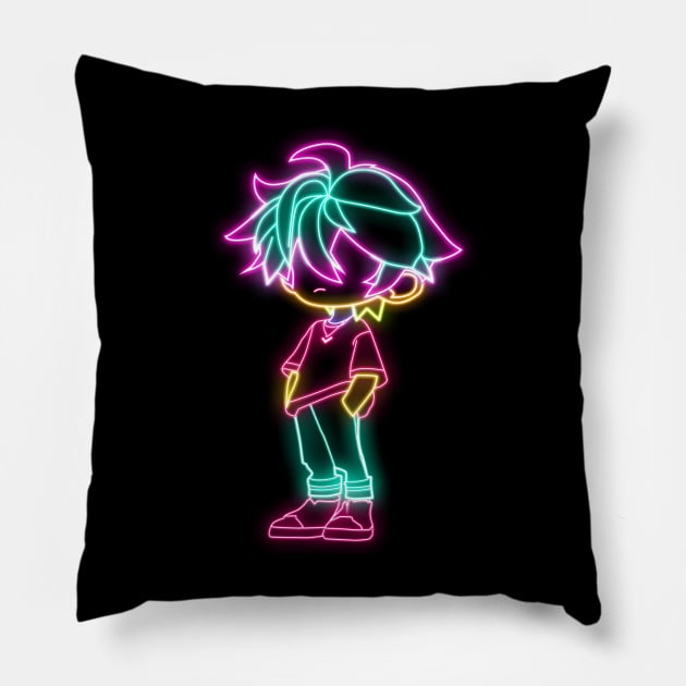 Chibi boy Pillow by San Creative