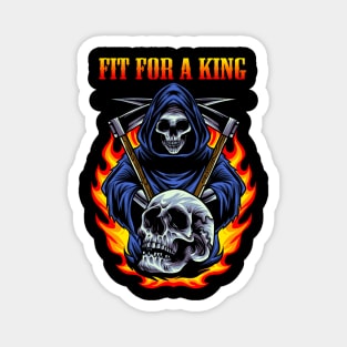 FIT FOR A KING BAND Magnet