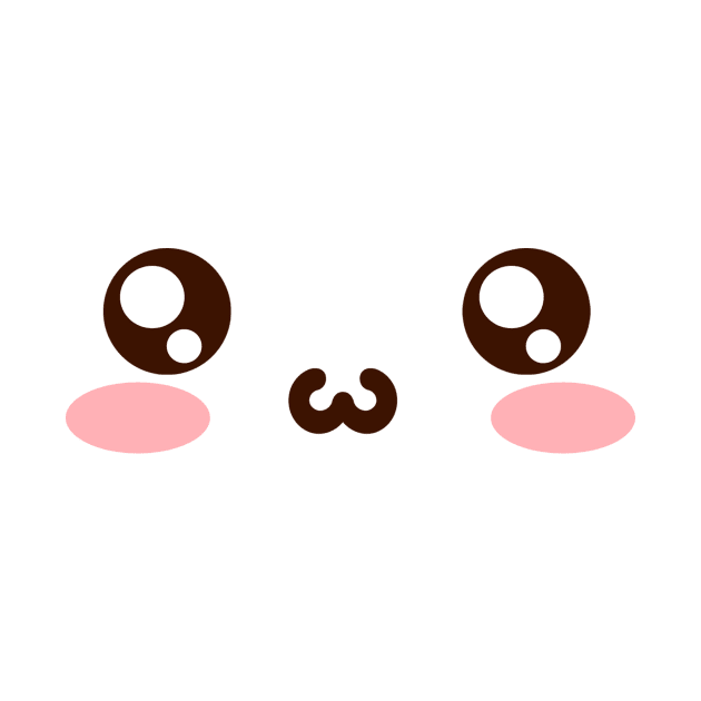 Kawaii face by Qwerty