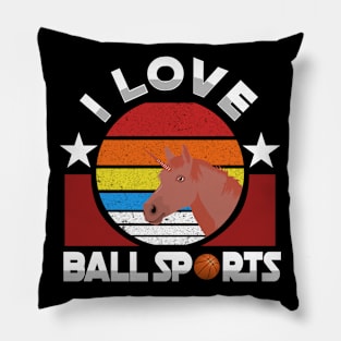 I love ballsports Pillow