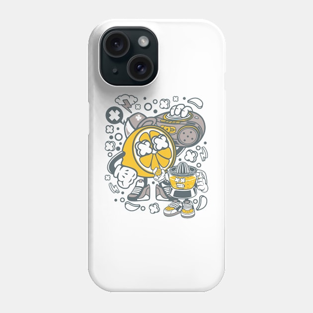 Lemon figure Phone Case by ShirtyLife