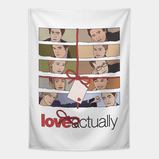 Love Actually - Christmas Tapestry by Kath Fernweh