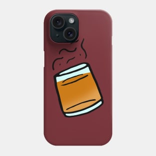 Simple Whiskey Glass Doodle Phone Case