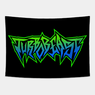 TurboBeast Toxic Cool Color Logo Tapestry