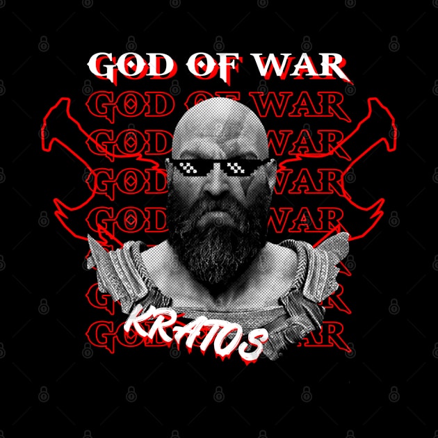 KRATOS GOD OF WAR - Streetwear Style by Skywiz