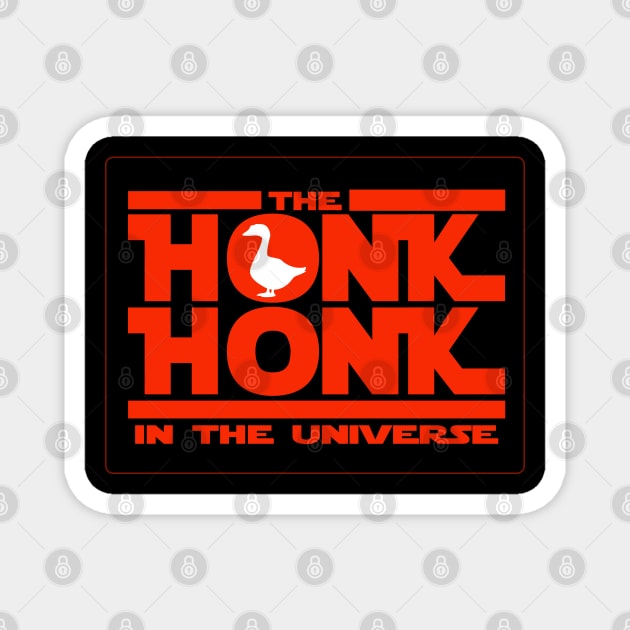 The Honk Honk in the Universe Magnet by peekxel