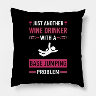 Wine Drinker Base Jumping Jump Jumper Pillow