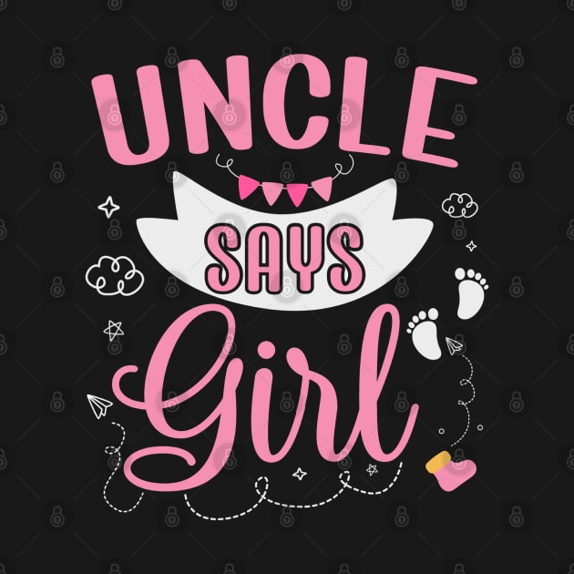 Uncle says Girl cute baby matching family party by ARTBYHM