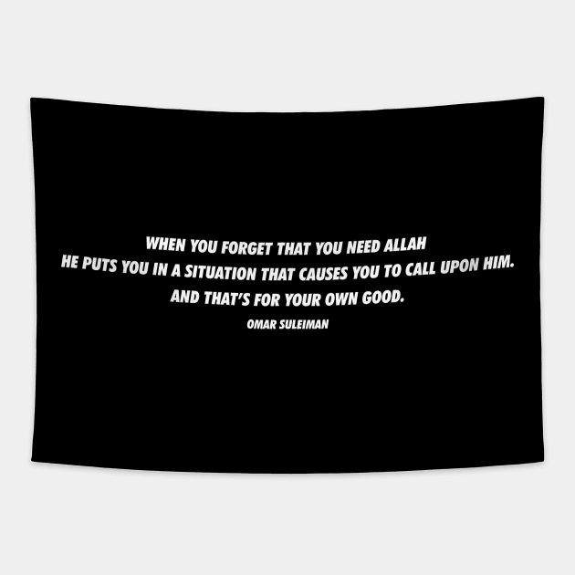 Islam Quotes Tapestry by Hason3Clothing