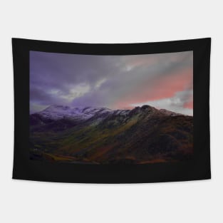 Snowdon Done in Winter Colour Tapestry