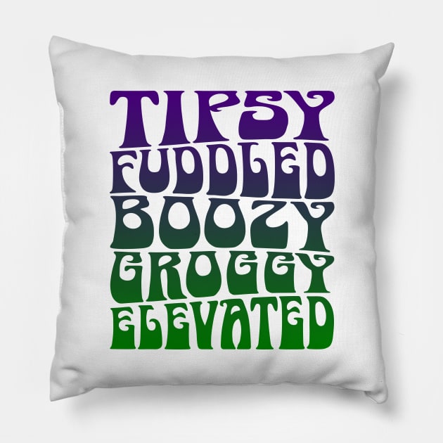 Phish Fluff's Travels Purple Green Pillow by R U Kind Design