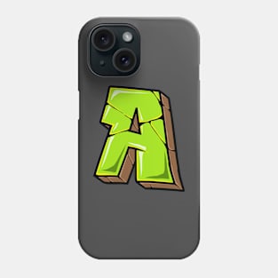 Letter A graffiti Phone Case