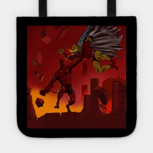 Hellboy versus Etrigan The Demon Tote