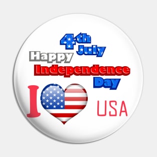 4th of july Pin