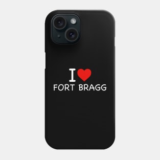 Fort Bragg - I Love Icon Phone Case