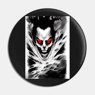 EERIE RED EYED SPOOKY HALLOWEEN VAMPIRE Pin