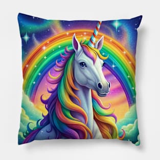 Rainbow & Starlite Pillow