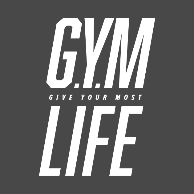 GYM Life - Motivational Gym Design by happiBod