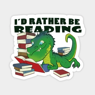 I'd Rather Be Reading Magnet