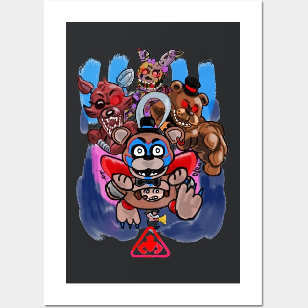 Five Nights At Freddy's - FNAF - Gaming Poster (Help Wanted) (Size: 24 x  36)