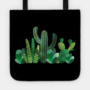 Water color cacti funny gift idea for men women men and kids Tote