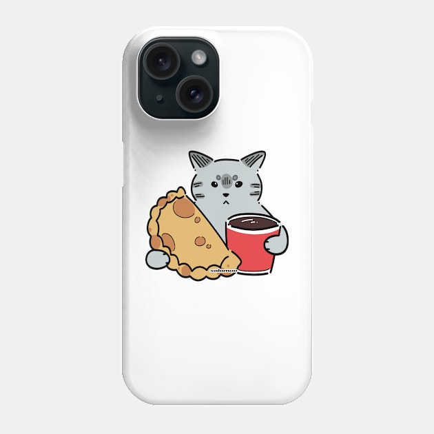 Lunch Cat Phone Case by solomao