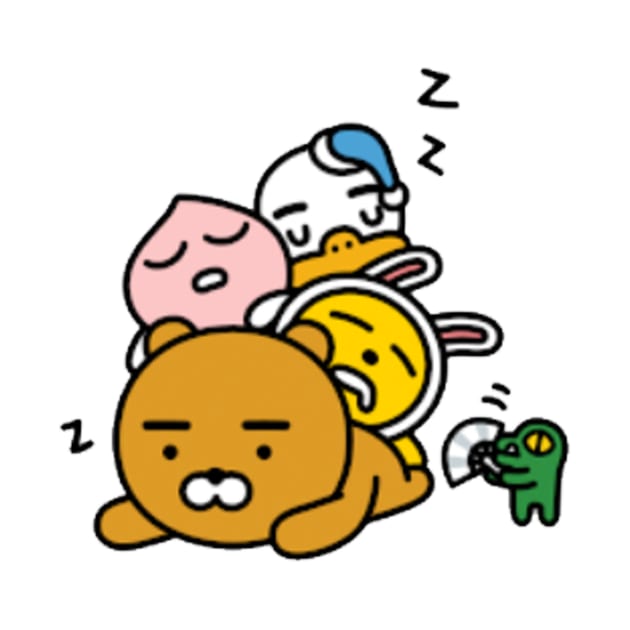 Kakaotalk Friends (Zzz) by icdeadpixels