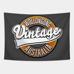 Wollongong australia vintage style logo Tapestry