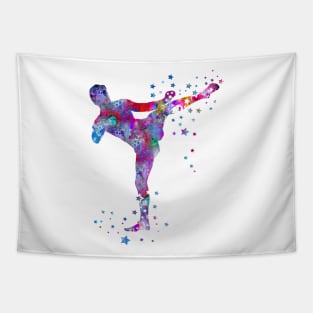 Man muay thai boxing Tapestry