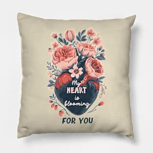 Blooming Heart Pillow