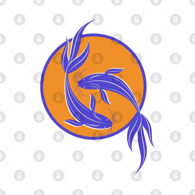 Koi fish silhouettes by Tariq-T-art