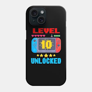 10th Birthday  Level 10  Video  Birthday Phone Case