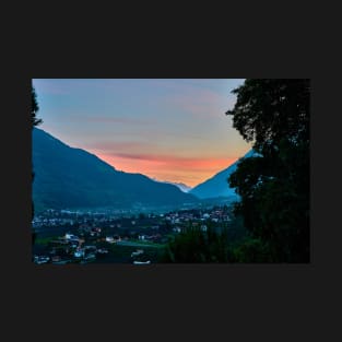 Sunset in the Adige valley, South Tyrol T-Shirt