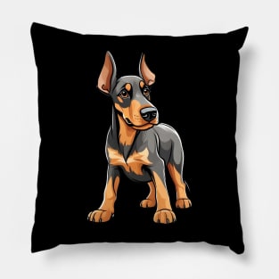 Doberman Puppy Pillow