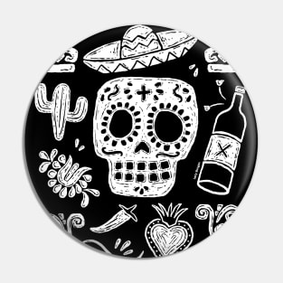 Día de los Muertos Pin