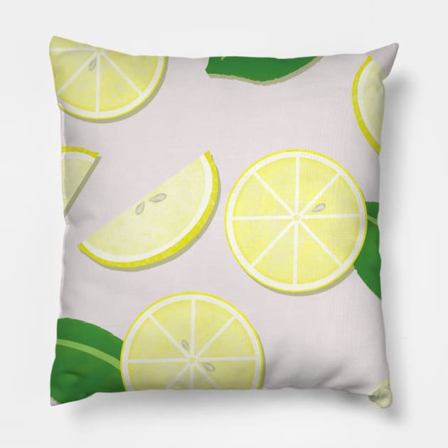 Lemons Pillow by EmilyBickell