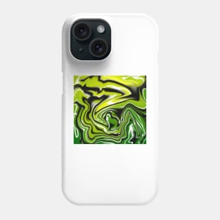 Marble Green and yellow effect Phone Case