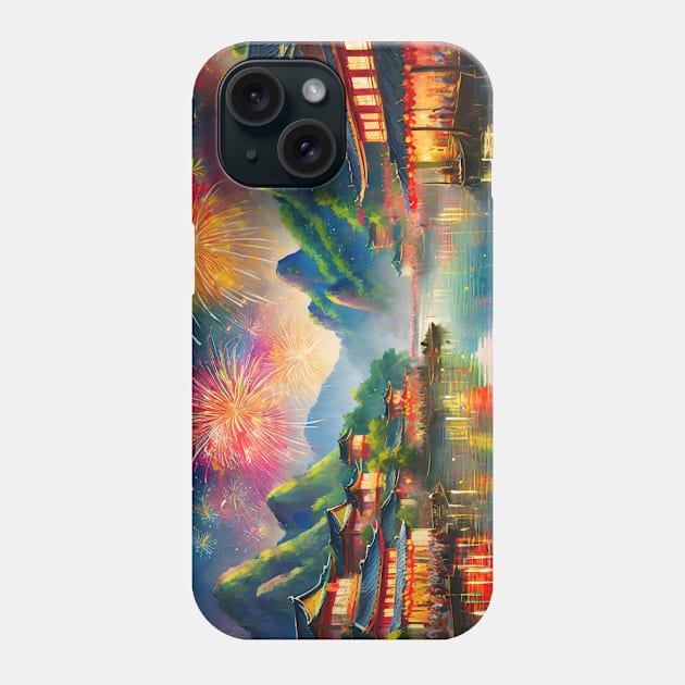 Chinese New Year Celebration Phone Case by psychoshadow