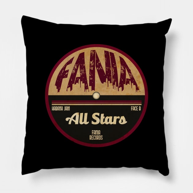 Fania All Stars - Side B Pillow by CTShirts