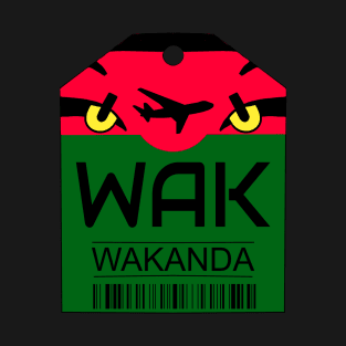 Wakanda Luggage Sticker T-Shirt