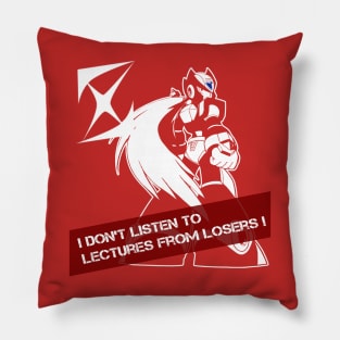 ZERO - I don't listen to lectures from losers Pillow