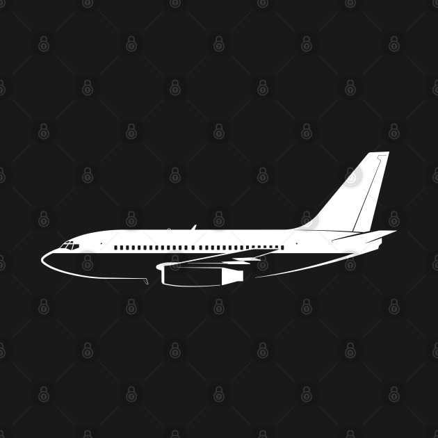 737-100 Silhouette by Car-Silhouettes