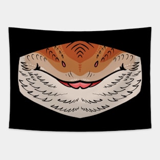 Wild Type Bearded Dragon Mask Tapestry