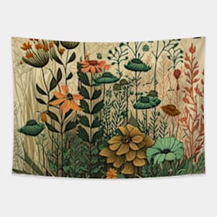 Beautiful Wildflowers garden Tapestry