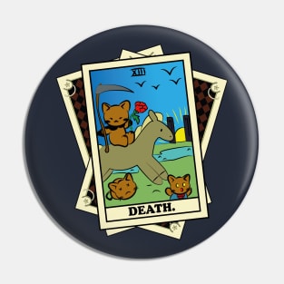 TAROT CARDS DECK | DEATH. | FORTUNE CAT Pin