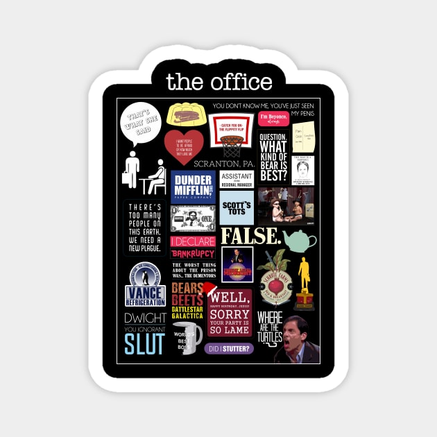 THE OFFICE ELEMENTS Magnet by fernandaffp